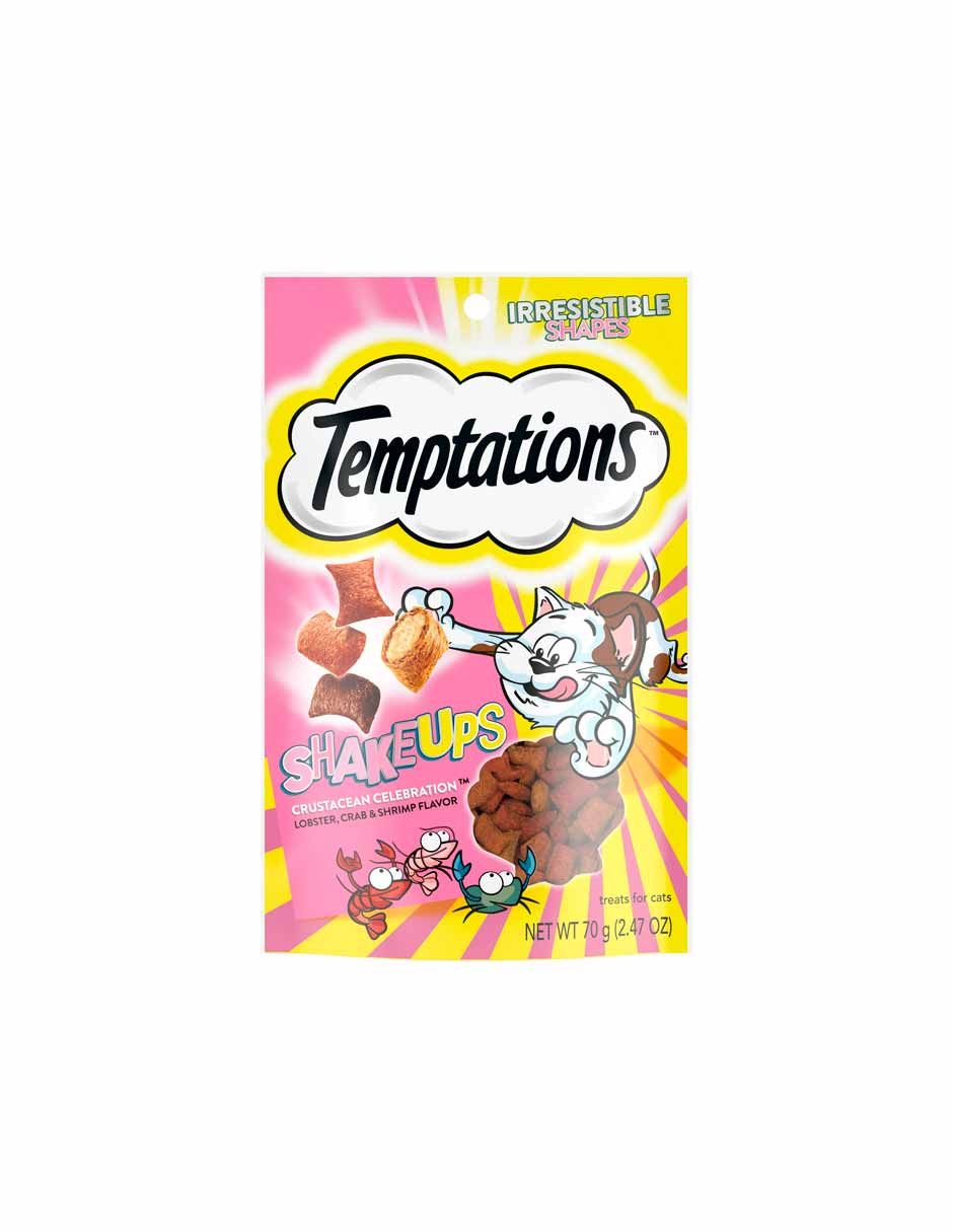 Temptations ShakeUps Golosinas crujientes y suaves para gatos 70gr