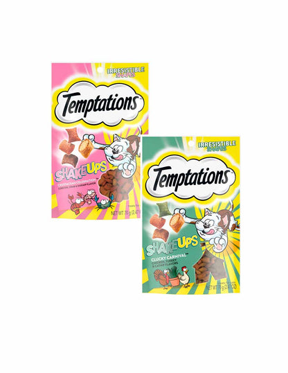 Temptations ShakeUps Golosinas crujientes y suaves para gatos 70gr