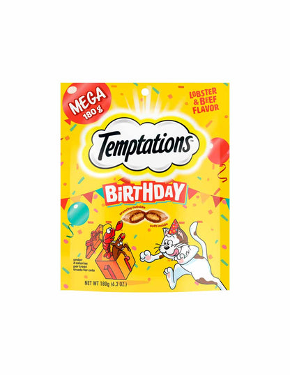 Temptations golosinas para gatos sabor a langosta y carne de res 180gr